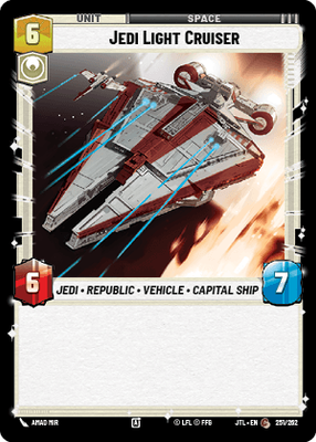 Jedi Light Cruiser - JTL #251 - Normal