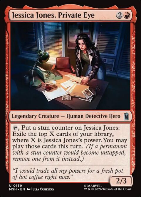 Jessica Jones, Private Eye - MSH #139 - Foil