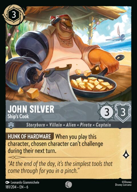 John Silver - Ship's Cook - 6 #181 - Normal