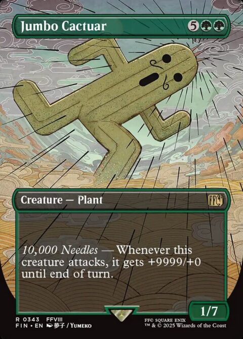 Jumbo Cactuar - FIN #343 - Foil