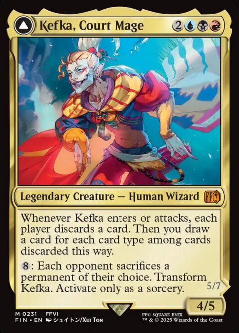 Kefka, Court Mage // Kefka, Ruler of Ruin - FIN #231 - Foil