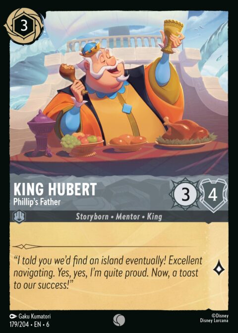 King Hubert - Phillip's Father - 6 #179 - Normal