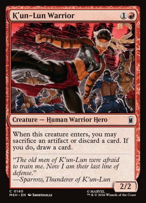 K'un-Lun Warrior - MSH #140 - Foil