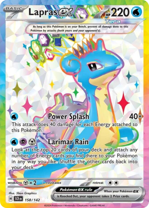 Lapras ex - SCR #158