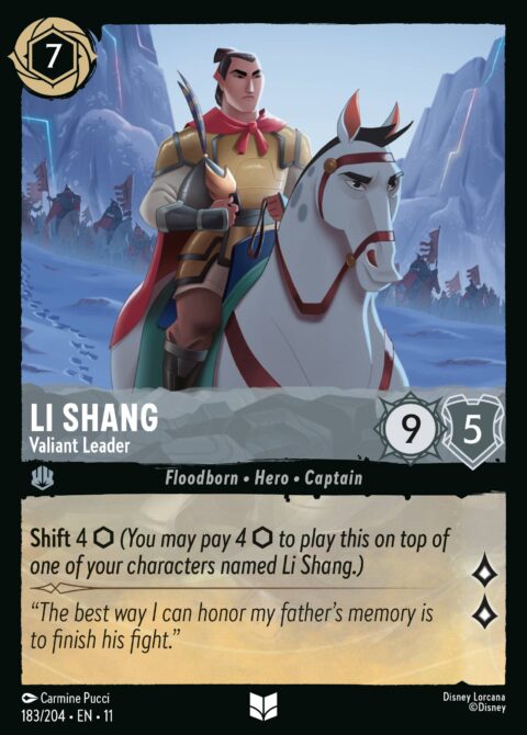 Li Shang - Valiant Leader - 11 #183 - Normal