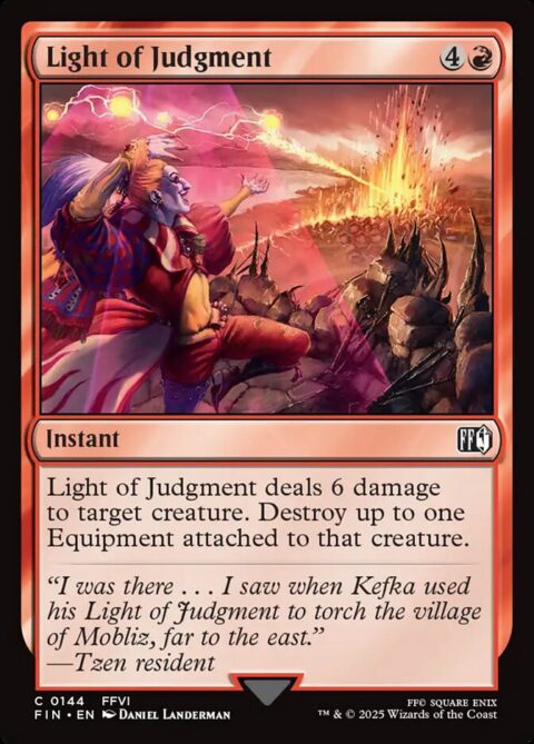 Light of Judgment - FIN #144 - Foil