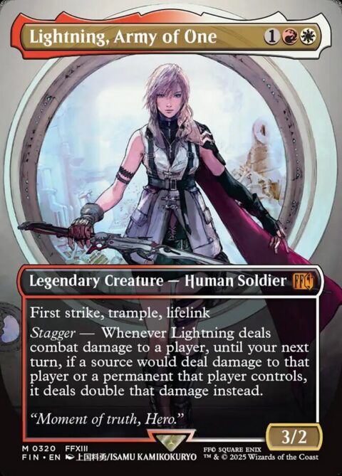 Lightning, Army of One - FIN #320 - Foil