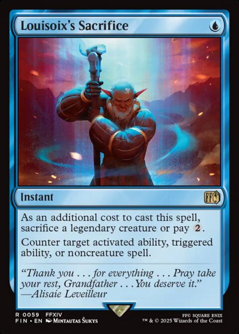 Louisoix's Sacrifice - FIN #59 - Foil