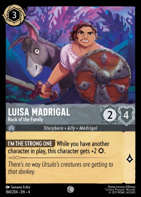 Luisa Madrigal - Rock of the Family - 4 #184 - Foil