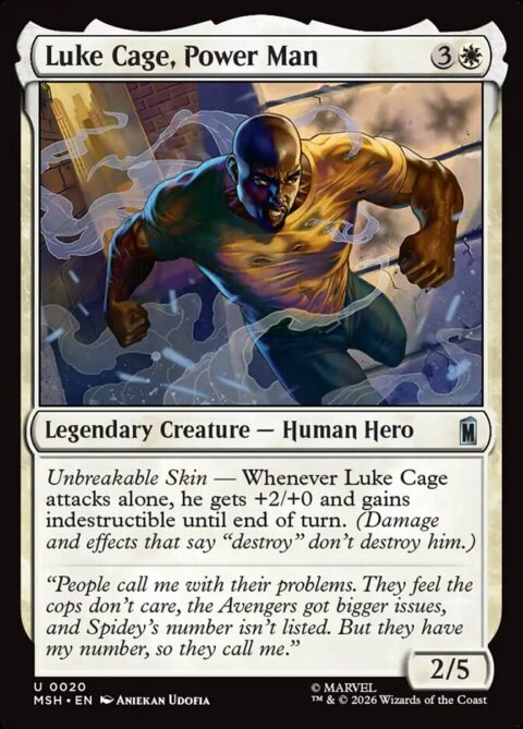 Luke Cage, Power Man - MSH #20 - Foil