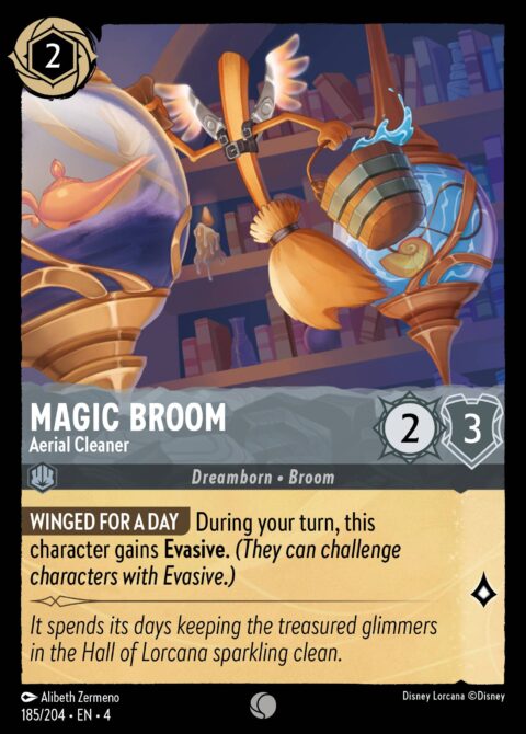 Magic Broom - Aerial Cleaner - 4 #185 - Foil