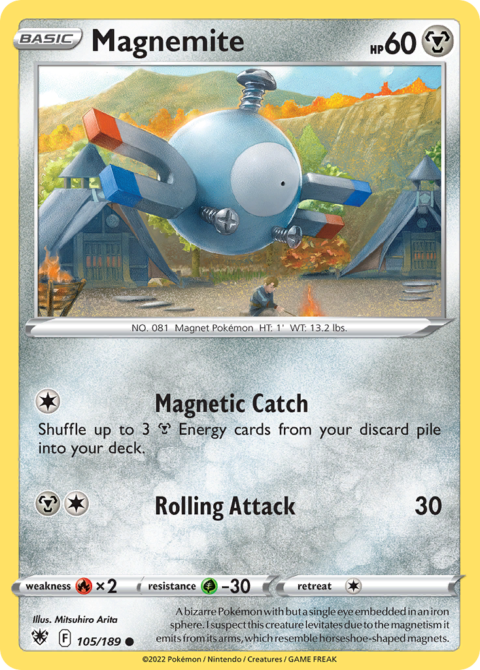 Magnemite - ASR #105 - Normal