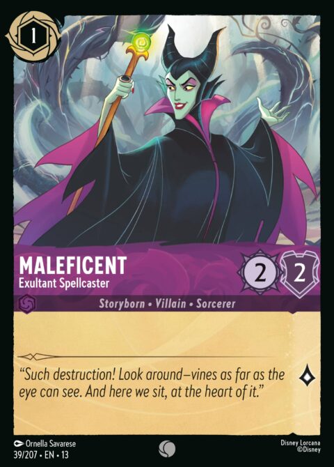 Maleficent - Exultant Spellcaster - 13 #39 - Normal