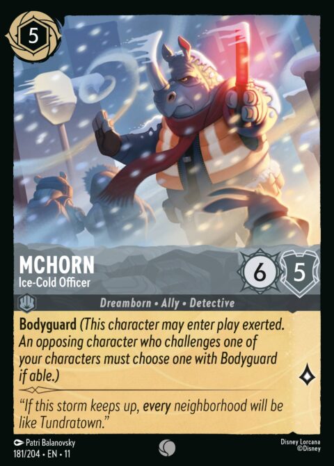 McHorn - Ice-Cold Officer - 11 #181 - Normal