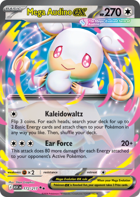 Mega Audino ex - ASC #172