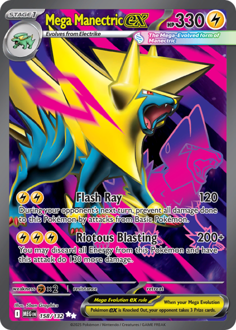 Mega Manectric ex - MEG #158