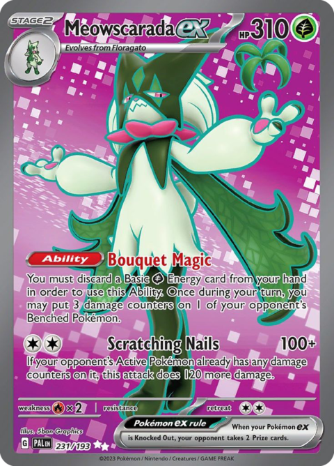 Meowscarada ex - PAL #231