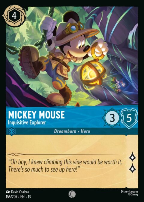 Mickey Mouse - Inquisitive Explorer - 13 #155 - Normal