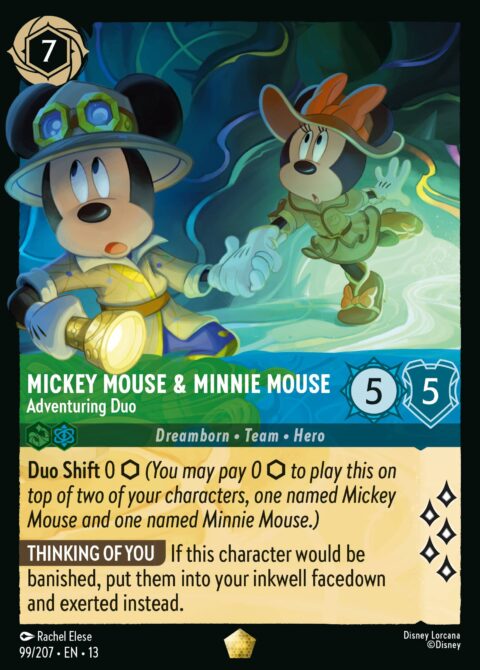 Mickey Mouse & Minnie Mouse - Adventuring Duo - 13 #99 - Normal
