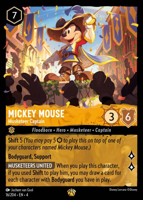 Mickey Mouse - Musketeer Captain - 4 #16 - Foil