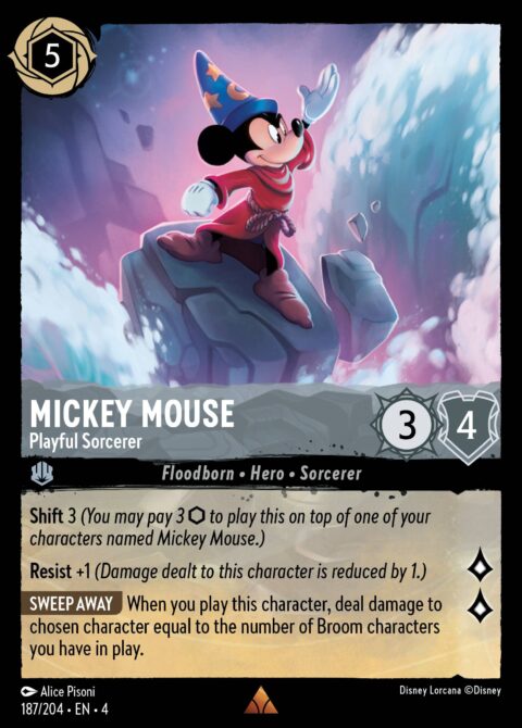 Mickey Mouse - Playful Sorcerer - 4 #187 - Normal