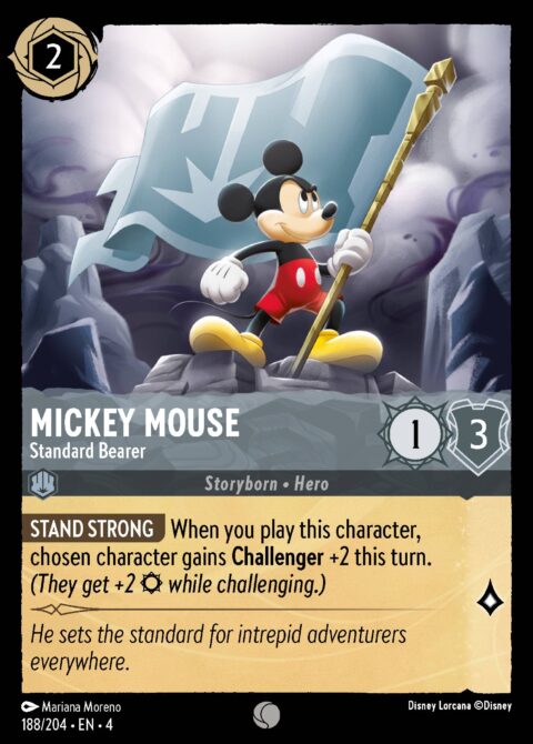 Mickey Mouse - Standard Bearer - 4 #188 - Normal