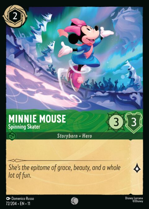 Minnie Mouse - Spinning Skater - 11 #72 - Foil