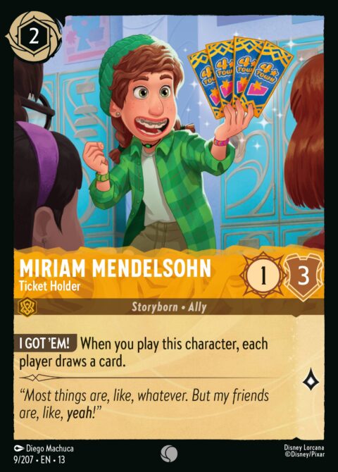 Miriam Mendelsohn - Ticket Holder - 13 #9 - Normal