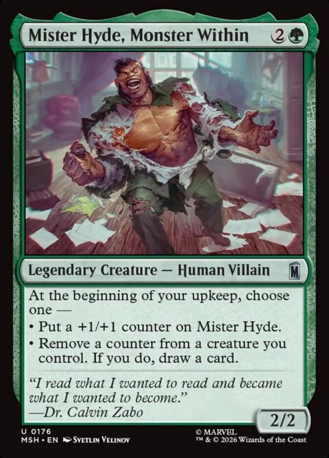 Mister Hyde, Monster Within - MSH #176 - Foil