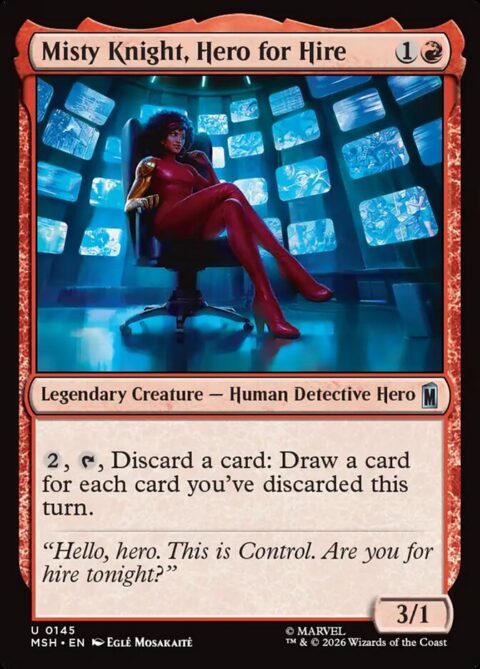 Misty Knight, Hero for Hire - MSH #145 - Foil