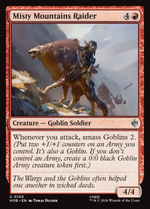 Misty Mountains Raider - HOB #105 - Normal