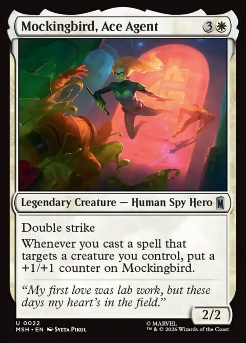Mockingbird, Ace Agent - MSH #22 - Foil