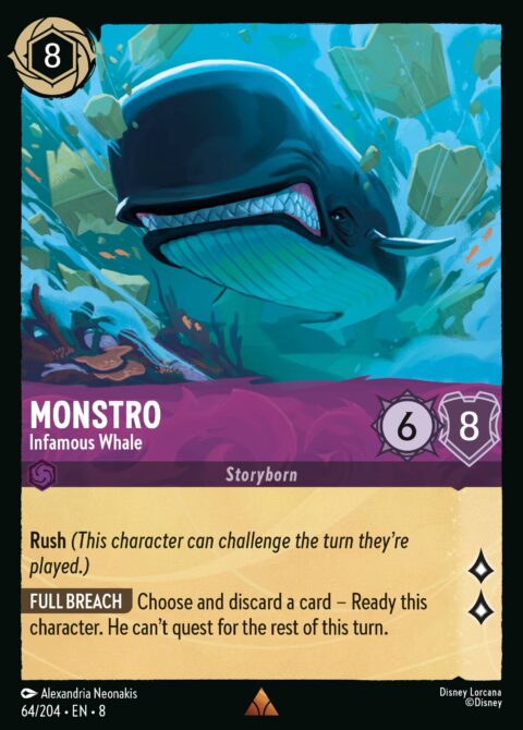 Monstro - Infamous Whale - 8 #64 - Foil
