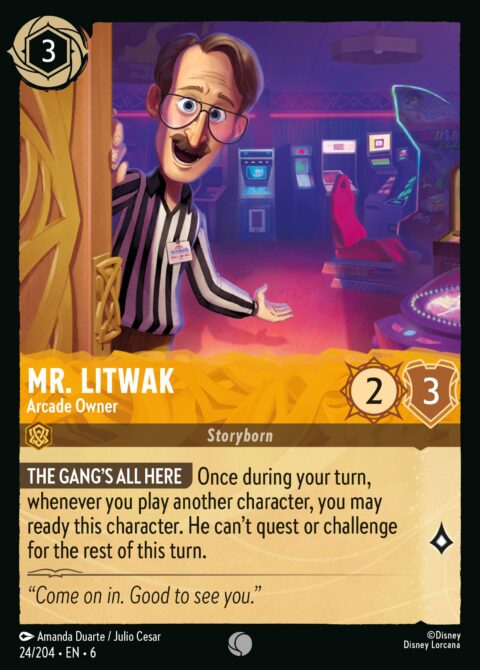 Mr. Litwak - Arcade Owner - 6 #24 - Normal