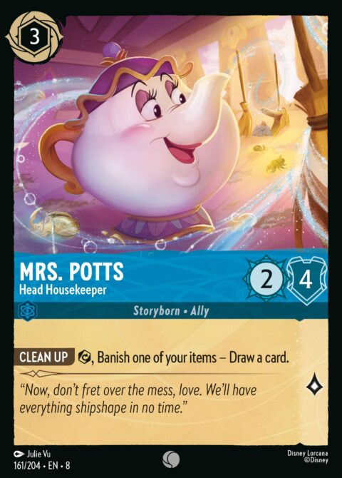 Mrs. Potts - Head Housekeeper - 8 #161 - Foil