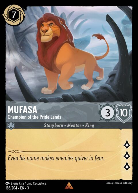 Mufasa - Champion of the Pride Lands - 3 #185 - Normal