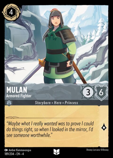 Mulan - Armored Fighter - 4 #189 - Normal