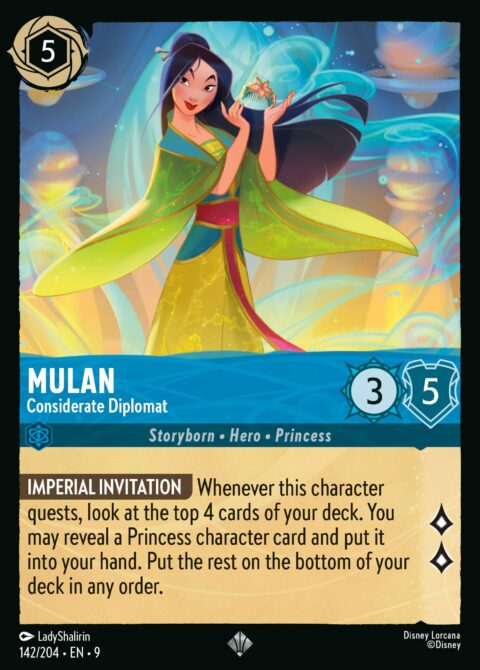 Mulan - Considerate Diplomat - 9 #142 - Foil