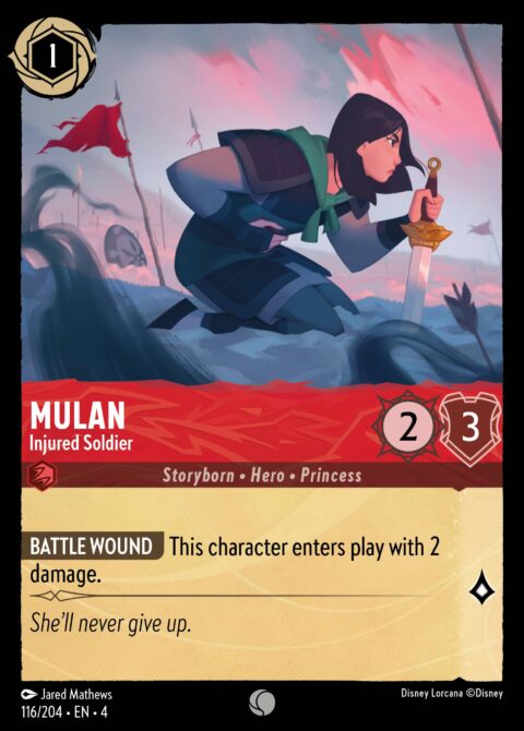 Mulan - Injured Soldier - 4 #116 - Normal