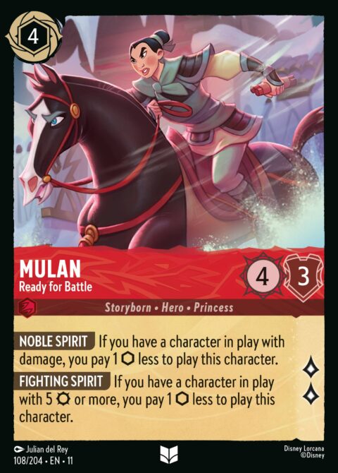 Mulan - Ready for Battle - 11 #108 - Normal