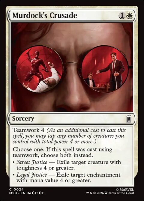 Murdock's Crusade - MSH #24 - Foil