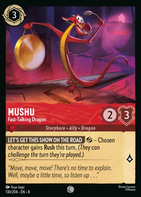 Mushu - Fast-Talking Dragon - 8 #130 - Normal