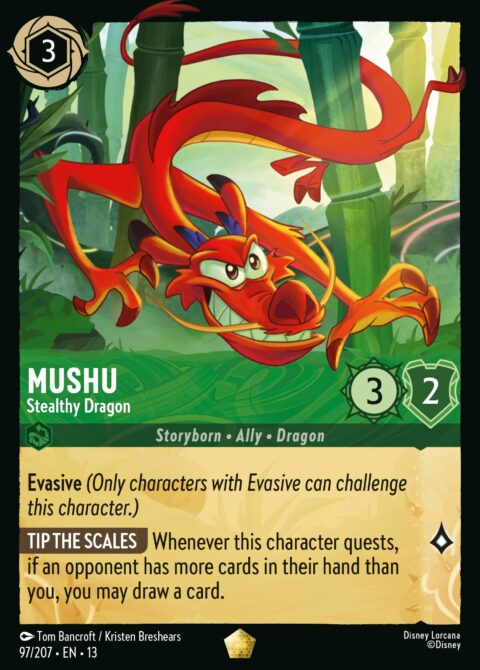 Mushu - Stealthy Dragon - 13 #97 - Normal