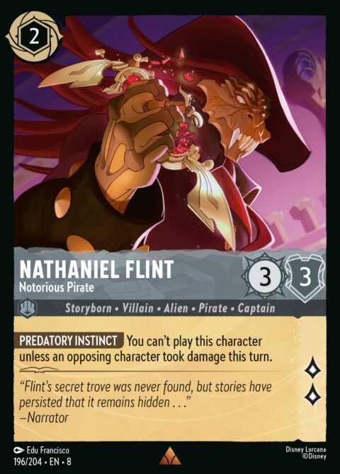 Nathaniel Flint - Notorious Pirate - 8 #196 - Normal