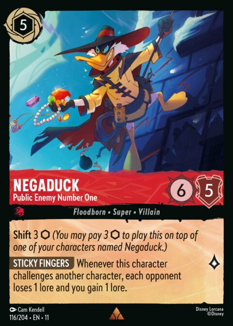 Negaduck - Public Enemy Number One - 11 #116 - Foil