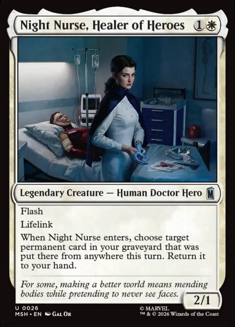 Night Nurse, Healer of Heroes - MSH #26 - Foil
