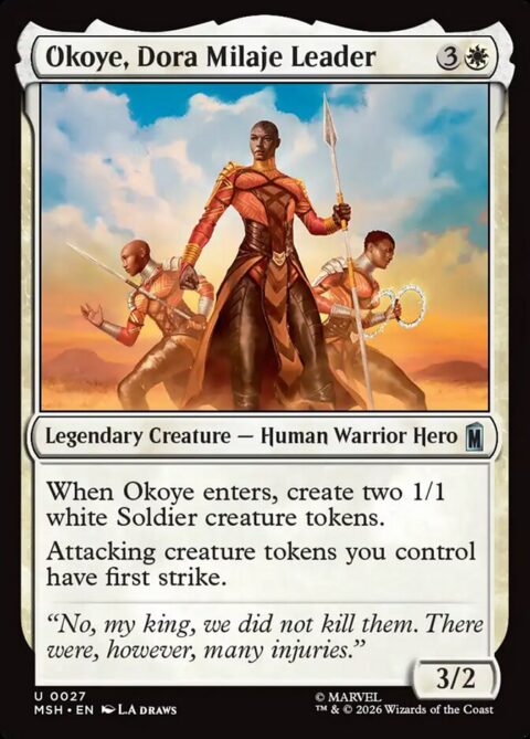 Okoye, Dora Milaje Leader - MSH #27 - Foil