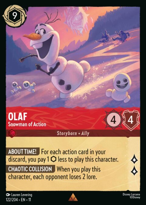 Olaf - Snowman of Action - 11 #122 - Normal
