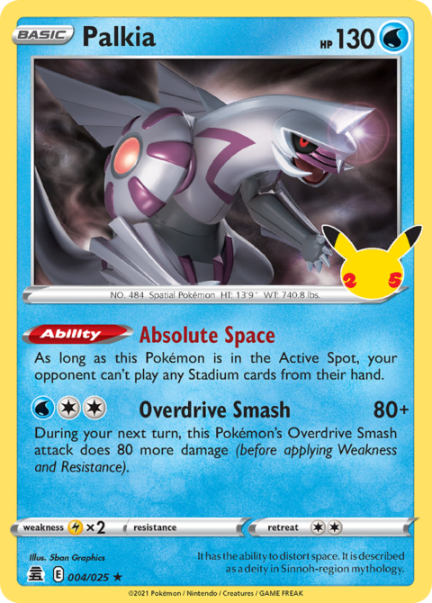 Palkia - CEL #4 - Holo