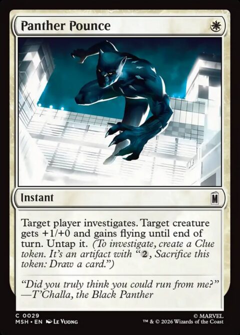 Panther Pounce - MSH #29 - Foil